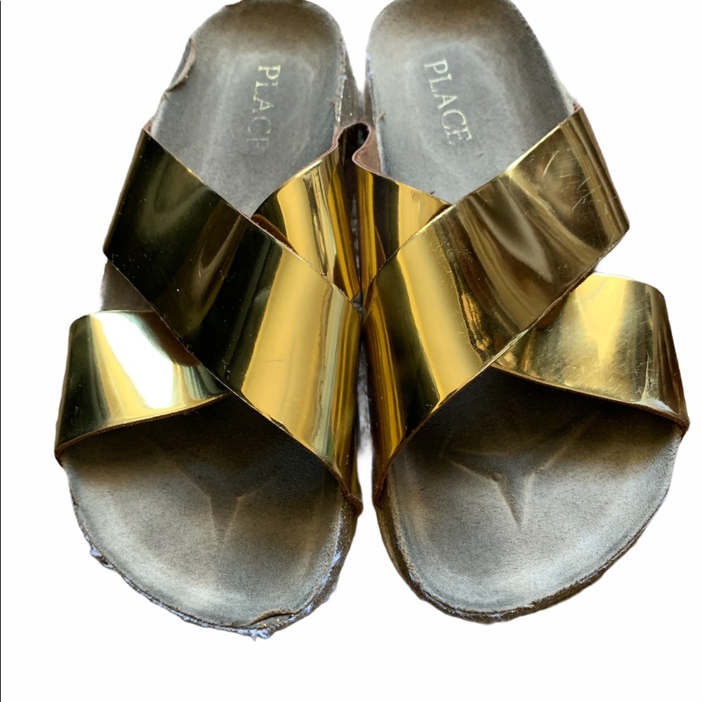 Girls Children Place Gold Slides 13